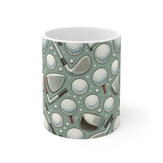 Golf Lover's 11oz Mug - Perfect Gift for Golf Enthusiasts, Sports Fans, Fathers Day, Birthday, Unique Home Decor