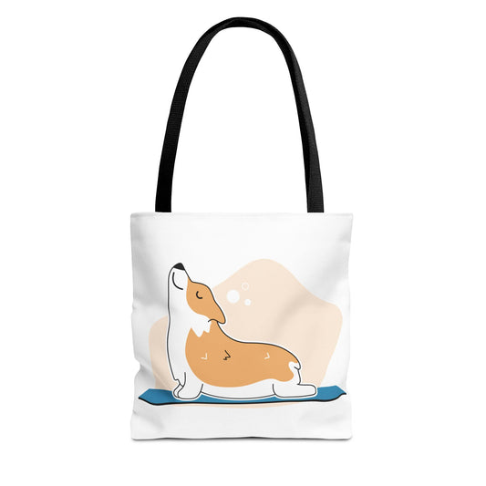 Calming Corgi Tote Bag, Stress Relief Bag, Dog Lover Gift, Pet Tote, Cute Dog Tote, Animal Lover Accessory