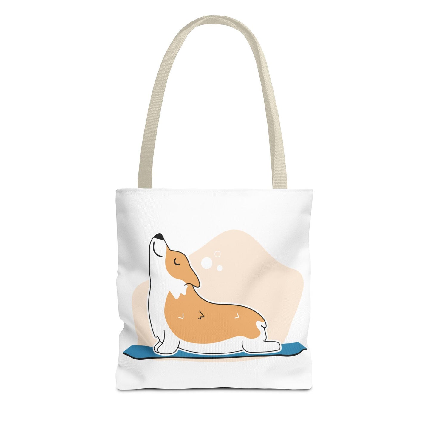 Calming Corgi Tote Bag, Stress Relief Bag, Dog Lover Gift, Pet Tote, Cute Dog Tote, Animal Lover Accessory