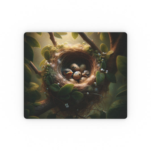 Father-to-Be Mouse Pad, Dad Baby Shower Gift, Bird Nest Design Office Supplies, New Daddy Desk Decor, Fatherhood Reminder Mat