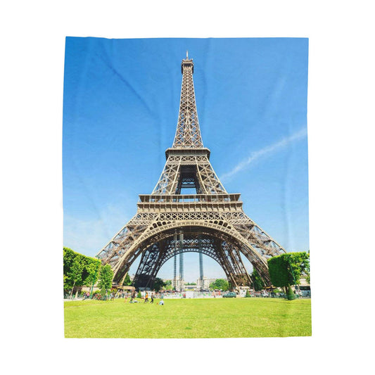 Velveteen Plush Blanket, Dream Vacation Gift for Dad, Cozy Travel Themed Throw, Wanderlust Home Decor, Father's Day Present, Soft Bedding