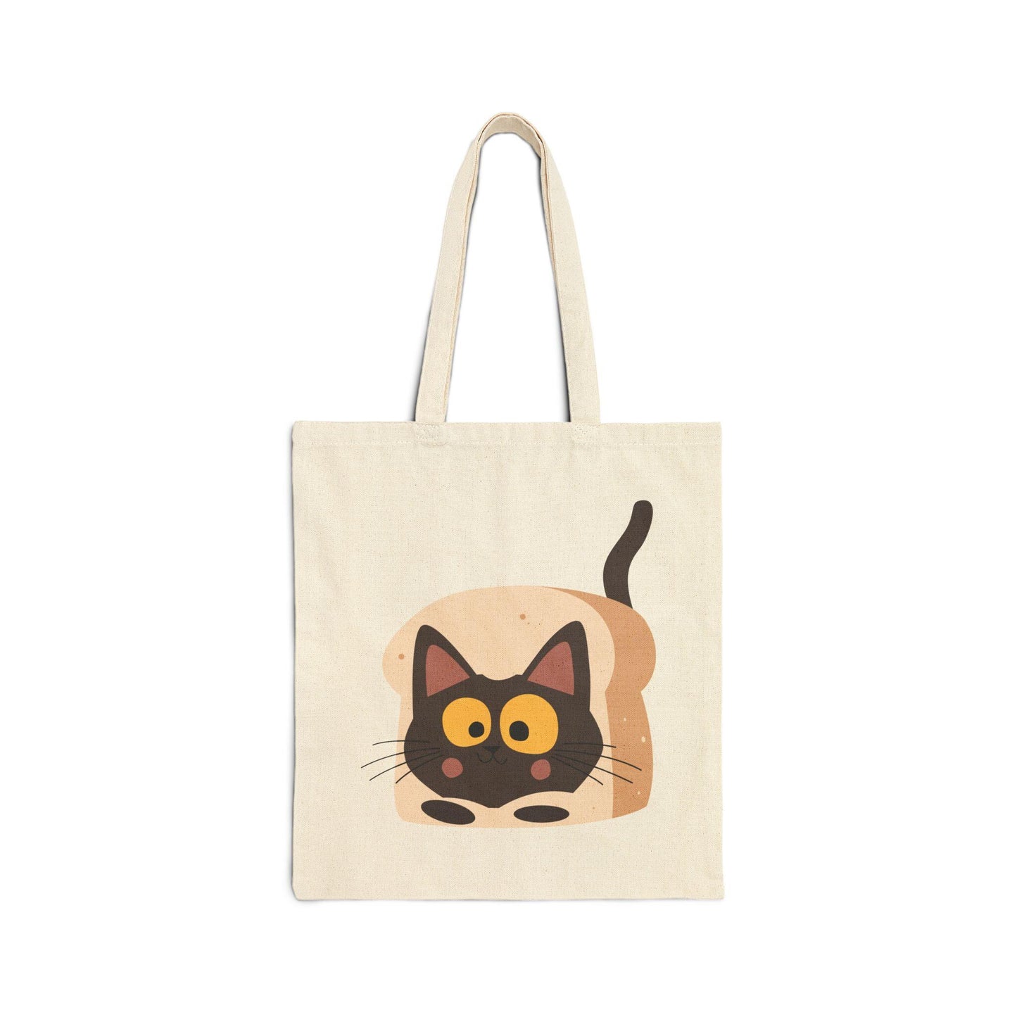 Fun Cotton Canvas Tote Bag for Loose Items - Carry-All Grocery Bag, Reusable Market Tote, Eco-Friendly Shopping Tote, Beach Bag, Shoulder