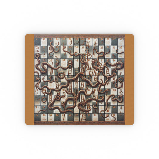 Mouse Pad, Snakes and Ladders Game Board for Brain Activity, Desk Decor, Office Supplies, Computer Accessories, Gaming Pad