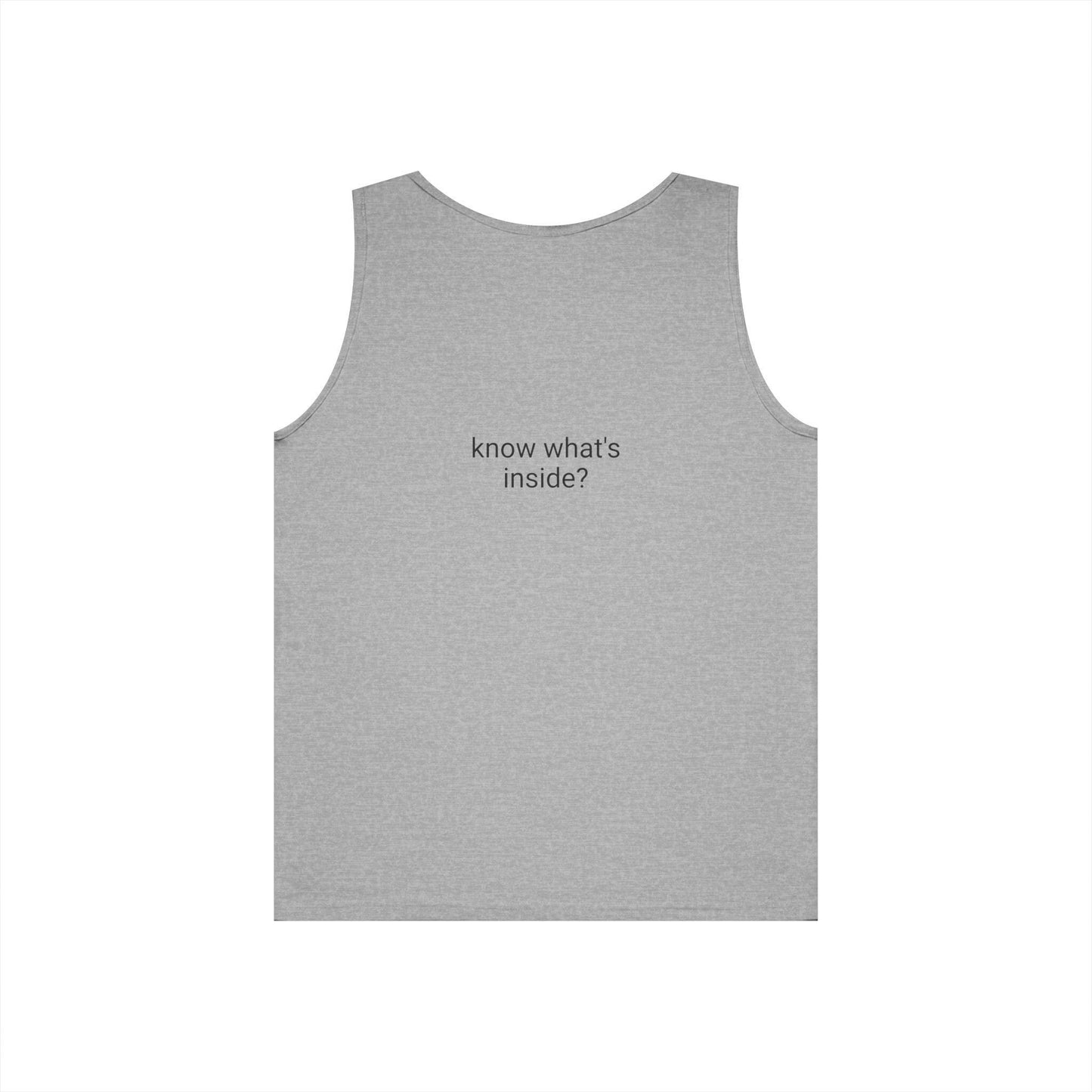Tech-Inspired Unisex Heavy Cotton Tank Top, Perfect for Tech Lovers, Casual Wear, Summer Outings, Unique Gift for Geek Culture