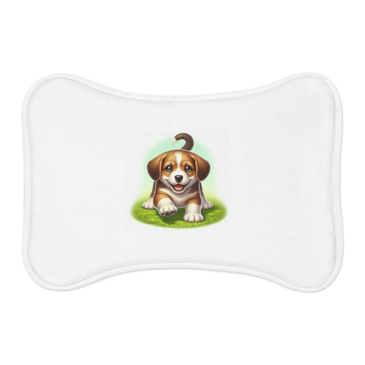 Adorable Pet Feeding Mat with Playful Puppy Design, Dog Feeding Station, Cat Dish Mat, Pet Care Essentials, Gifts for Pet Lovers, Cute