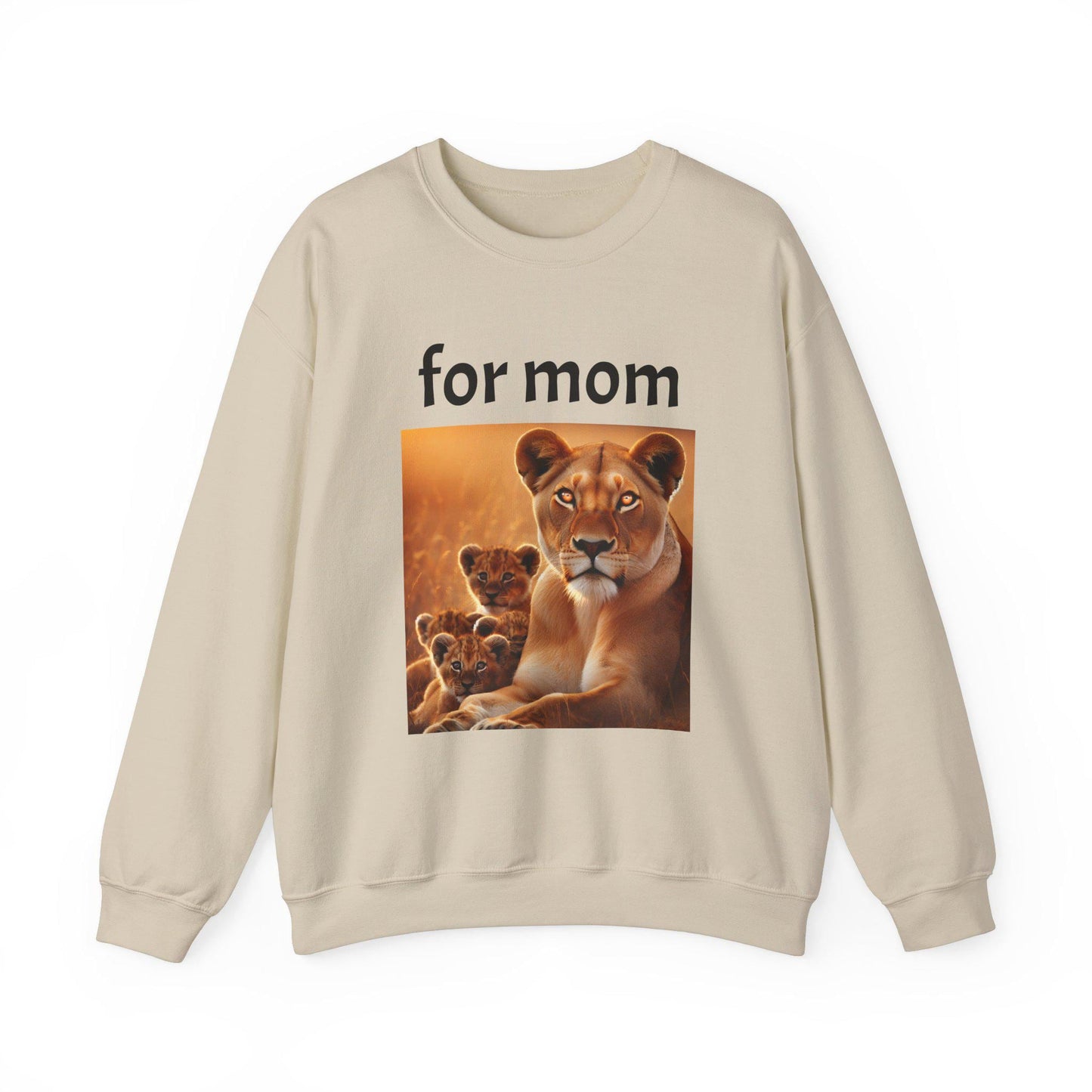 Lioness Mother's Day Crewneck Sweatshirt, Mom Gift, Mother's Day Sweatshirt, Lioness Mom Apparel, Mother's Day Lioness Jumper