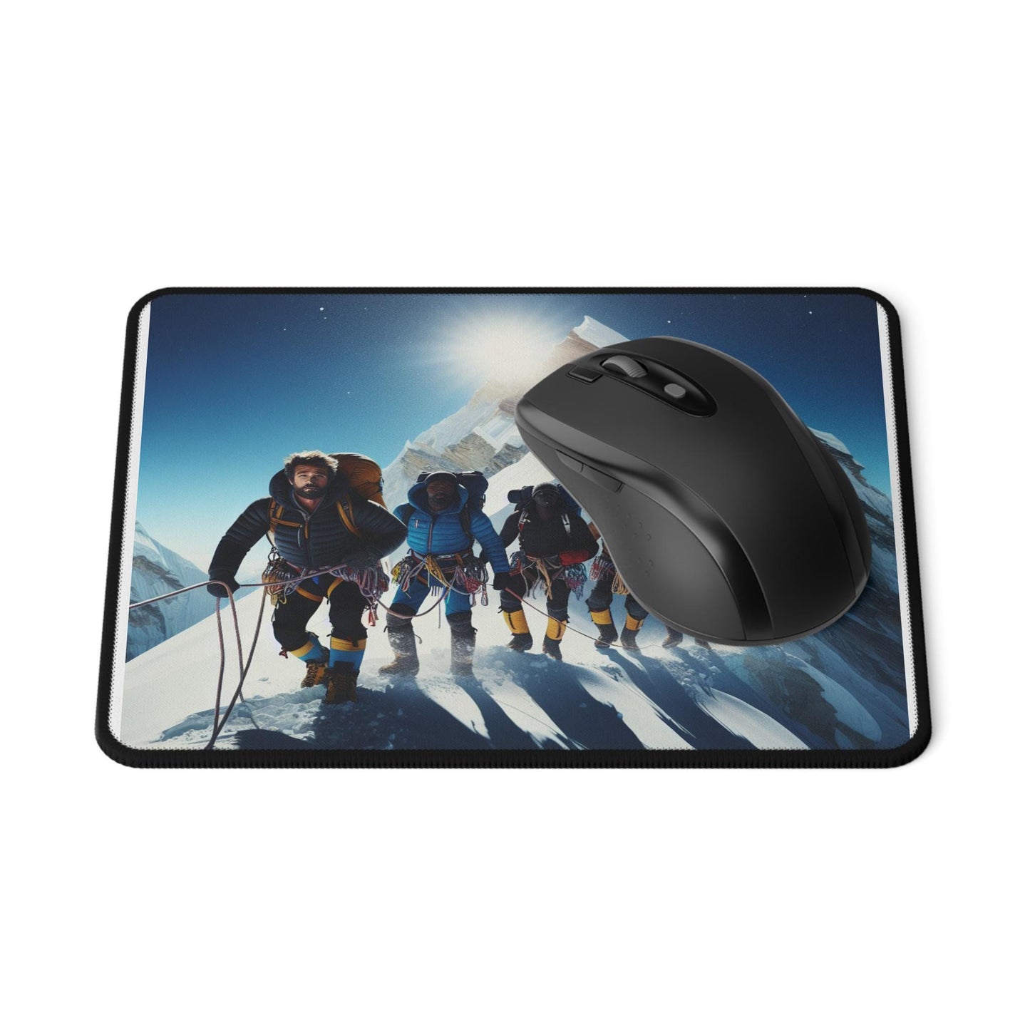 Mouse Pad, Dad's Dream Mountain Climbing Team, Non-Slip Decor, Desk Pad, Computer Accessories, Office Supplies