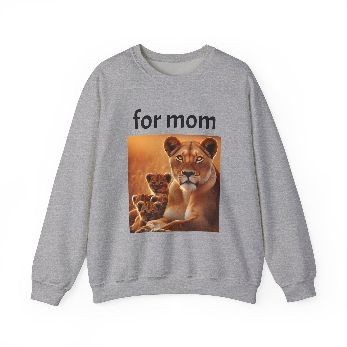 Lioness Mother's Day Crewneck Sweatshirt, Mom Gift, Mother's Day Sweatshirt, Lioness Mom Apparel, Mother's Day Lioness Jumper