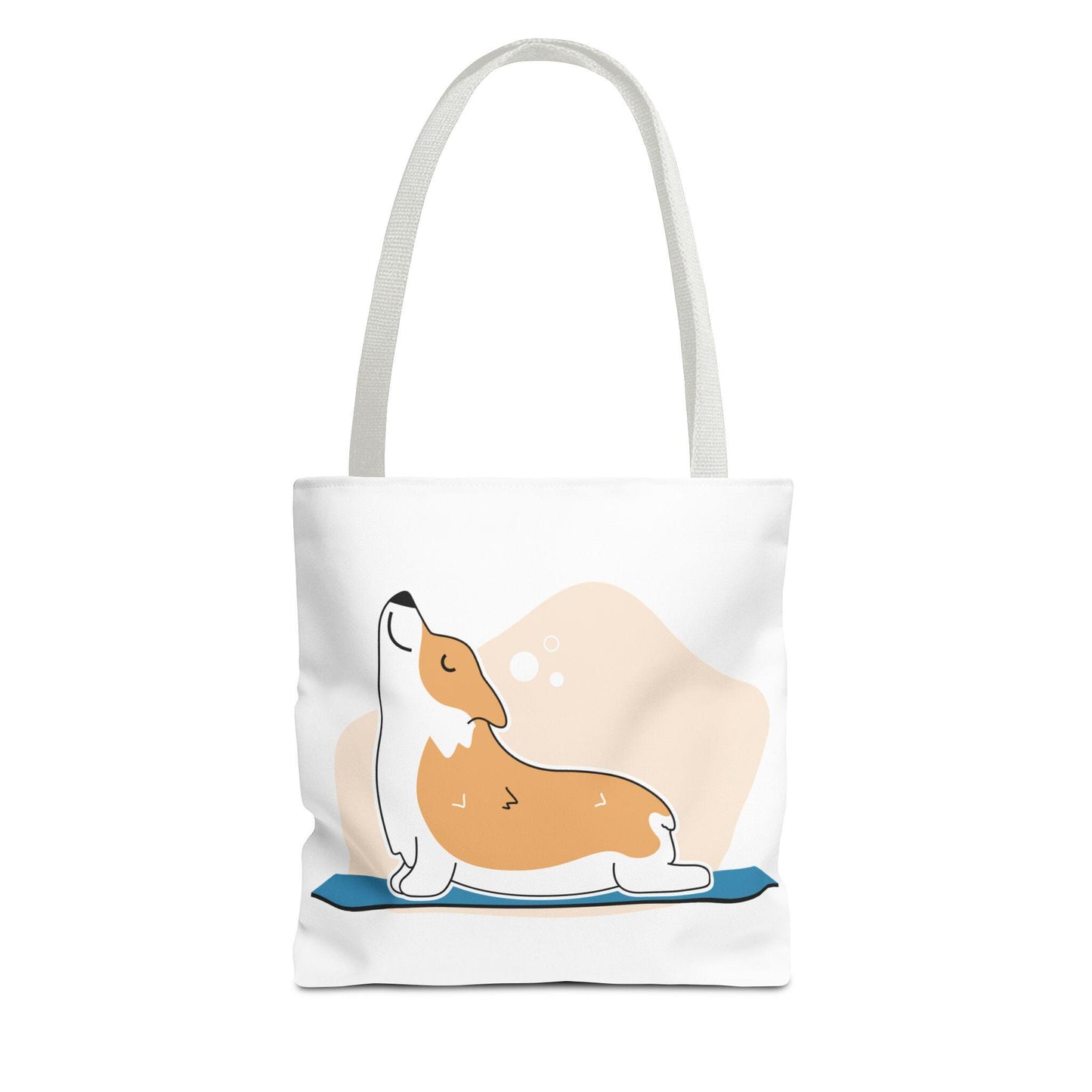Calming Corgi Tote Bag, Stress Relief Bag, Dog Lover Gift, Pet Tote, Cute Dog Tote, Animal Lover Accessory