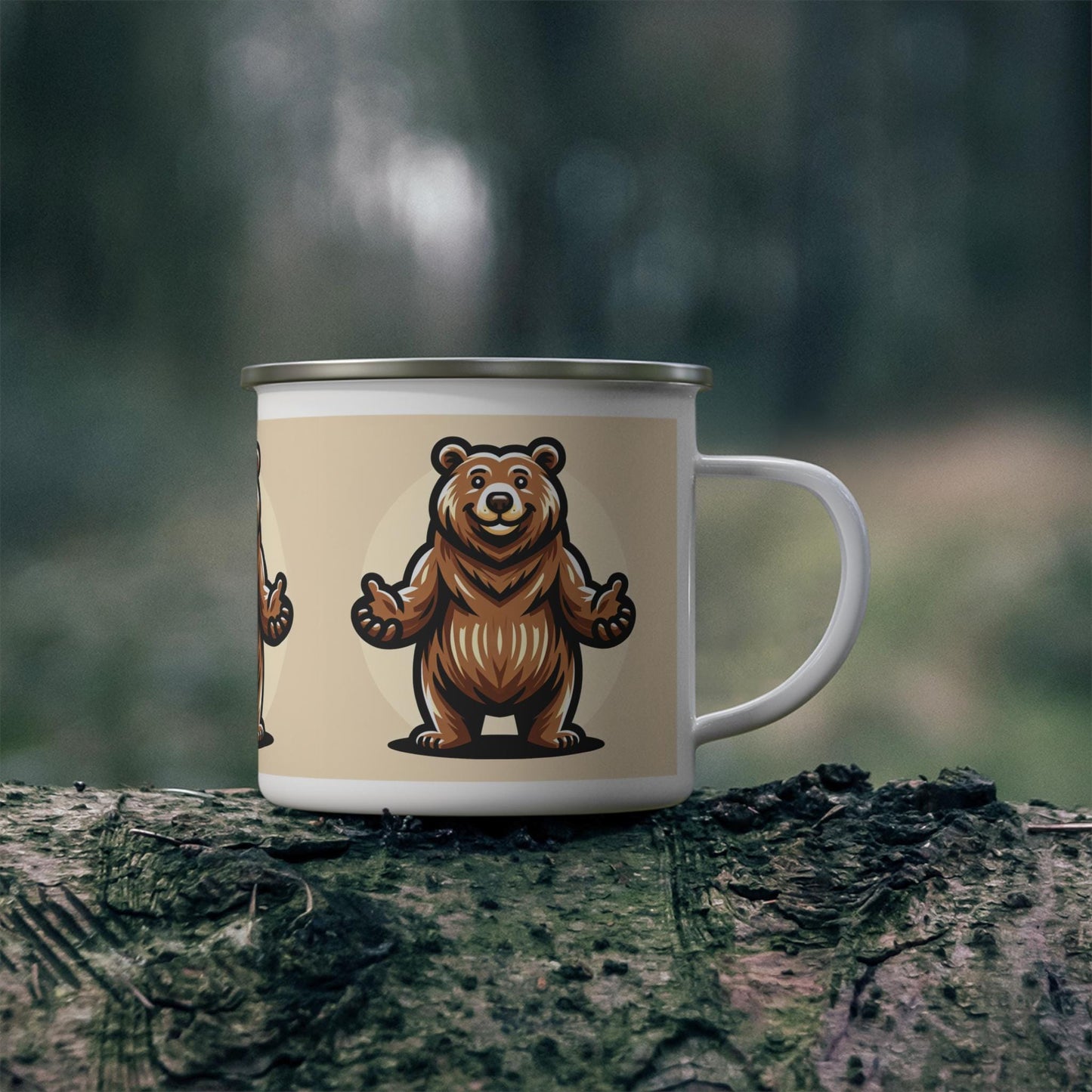 Camping Mug, Outdoor Enamel Cup for Campers, Wanderlust Gift, Adventure Coffee Mug, Camping Trip Daydreamer Drinkware