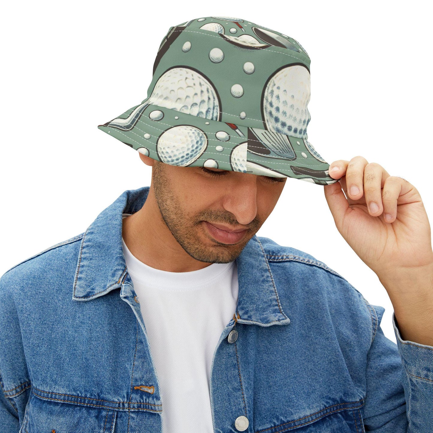 Bucket Hat, Mom and Dads Goofy Golf Hat Gift, Funny Cap, Novelty Sun Hat, Unique Beach Headwear, Retro Summer Apparel