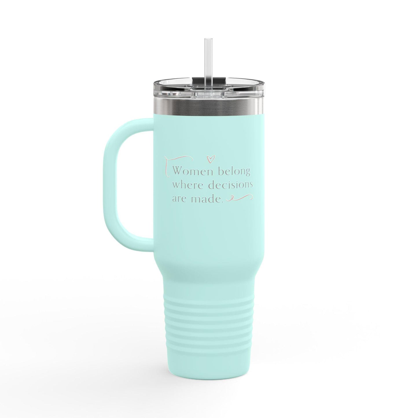 Lucky Clover Insulated Travel Mug, St. Patrick's Day Gift, 40oz Tumbler, Perfect for Outdoor Adventures, Reusable Drinkware, Eco-Friendly